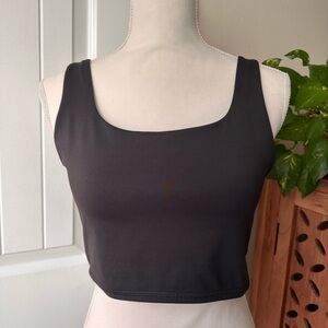 Chocolate Brown Women's Crop Top